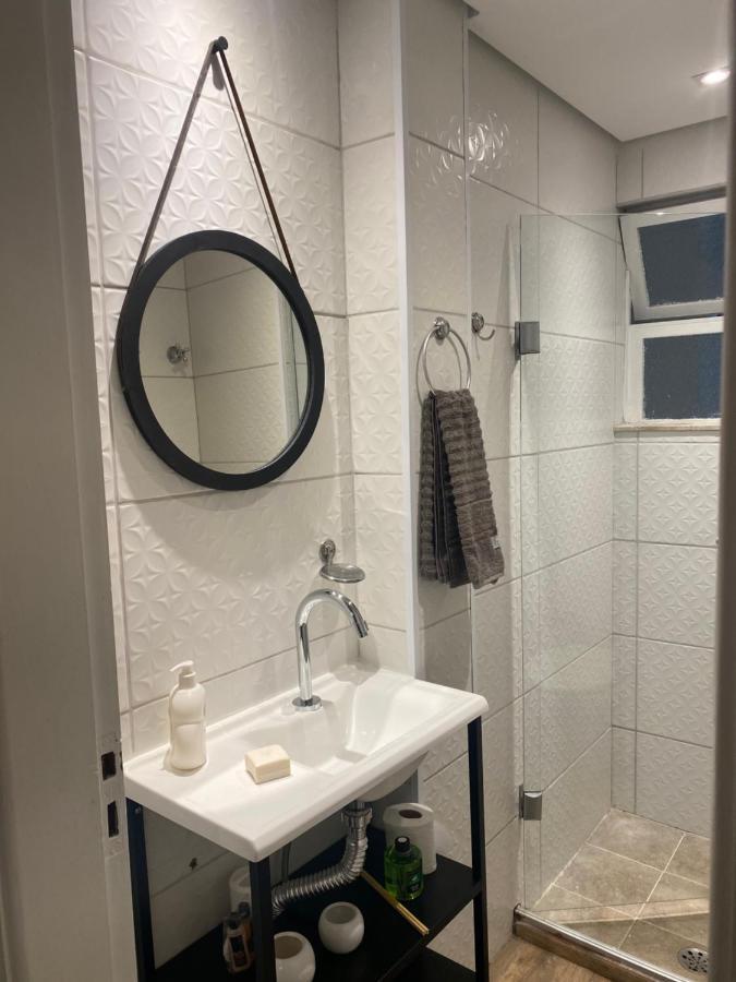 Apartamento Agradavel Em Santos Na Rua Da Praia. Buitenkant foto